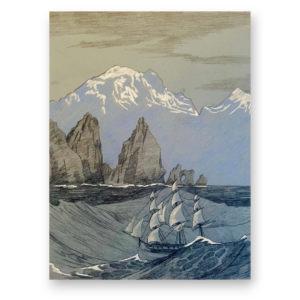 16). THE WINE-DARK SEA. Study for Cabo de Hornos. 2022 - Portada
