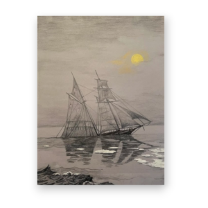 7) THE SURGEON’S MATE Study for The Sinking of the American Privateer Liberty off The Great Banks 2021 - portada